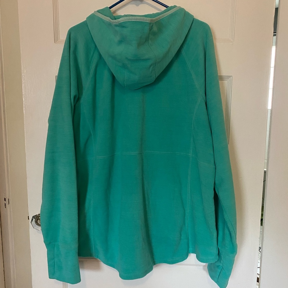Tek Gear Turquoise Fleece Zip Up Hoodie - Picture 3 of 3